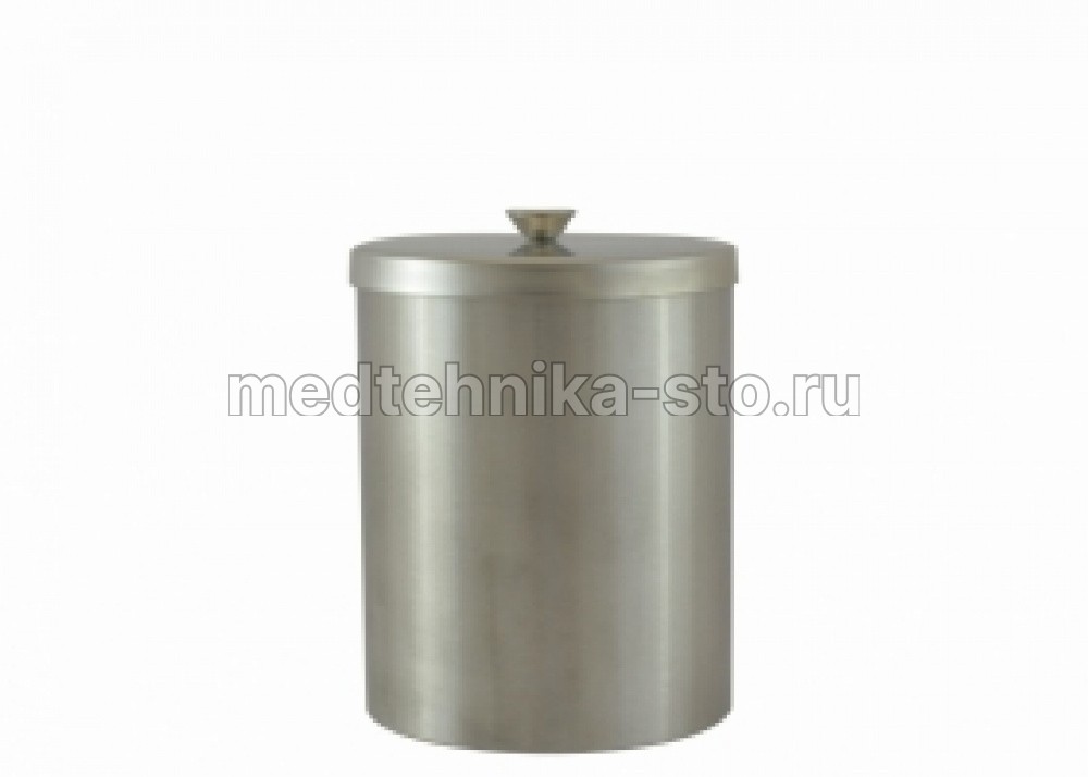 Стакан медицинский 100х130 без основания с крышкой