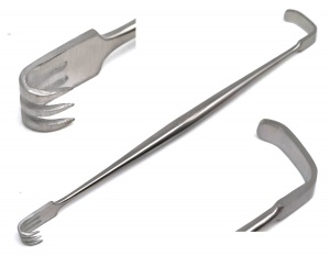 Крючок двухсторонний Senn Retractor, 170 мм острый