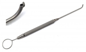 Диссектор аспирационный внутриносовых лоскутов Русецкого, лезвие угол 60, д.3 мм